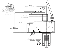 MAZAK Hyper Quadrex HQR200MSY Series Straight-Offset (Vertical) 102 Millimeter (mm) Dimension A Live Tool Holder (DT10111400411) - 2