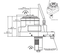 MAZAK Nexus Quick Turn QTN200/250-II M (MS-MY-MSY) Series Straight-Offset (Vertical) 102 Millimeter (mm) Dimension A Live Tool Holder (DT10111400211) - 2