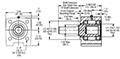 Model 4 Bolt and 2.5 Inch (in) Pilot Diameter Overhung Load Adapters with Standard Duty Ball Bearing - 2