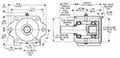 SAE C 2/4 Bolt Overhung Load Adapters with Heavy-Duty Tapered Bearing - 2