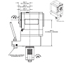 MAZAK Hyper Quadrex HQR200MSY Series Right-Angle (Horizontal) 50 Millimeter (mm) Dimension A Live Tool Holder (DT10211400411) - 2