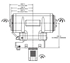 MAZAK Hyper Quadrex HQR100MSY and HQR150MSY Series Right-Angle Dual-Head (Horizontal) 101 Millimeter (mm) Dimension A Live Tool Holder (DT10511400311) - 2