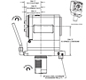 MAZAK Nexus Quick Turn QTN100-II M (MS-MY-MSY) Series Right-Angle (Horizontal) 50 Millimeter (mm) Dimension A Live Tool Holder (DT10211400111) - 2