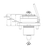 DMG MORI NL1500-4000/NT4200-5400/NZ 2500-4000 Series 62 Millimeter (mm) Dimension A and 1:1 Ratio Outside Diameter (OD) Rotary Tool Machine Spindle (DT10611402711) - 2