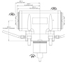 DMG MORI NL1500-4000/NT4200-5400/NZ 2500-4000 Series 101 Millimeter (mm) Dimension A and 1:1 Ratio Both Face Rotary Tool Machine Spindle (DT10511402711) - 2