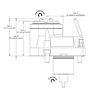 DMG MORI NL1500-4000/NT4200-5400/NZ 2500-4000 Series 101 Millimeter (mm) Dimension A and 1:1 Ratio Offset-Outside Diameter (OD) Rotary Tool Machine Spindle (DT10111402711) - 2