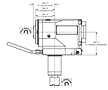 OKUMA Captain L370M and L370MW Series Right-Angle (Side) 58 Millimeter (mm) Dimension A and 1:1 Ratio Live Tool Holder (DT10211402811) - 2